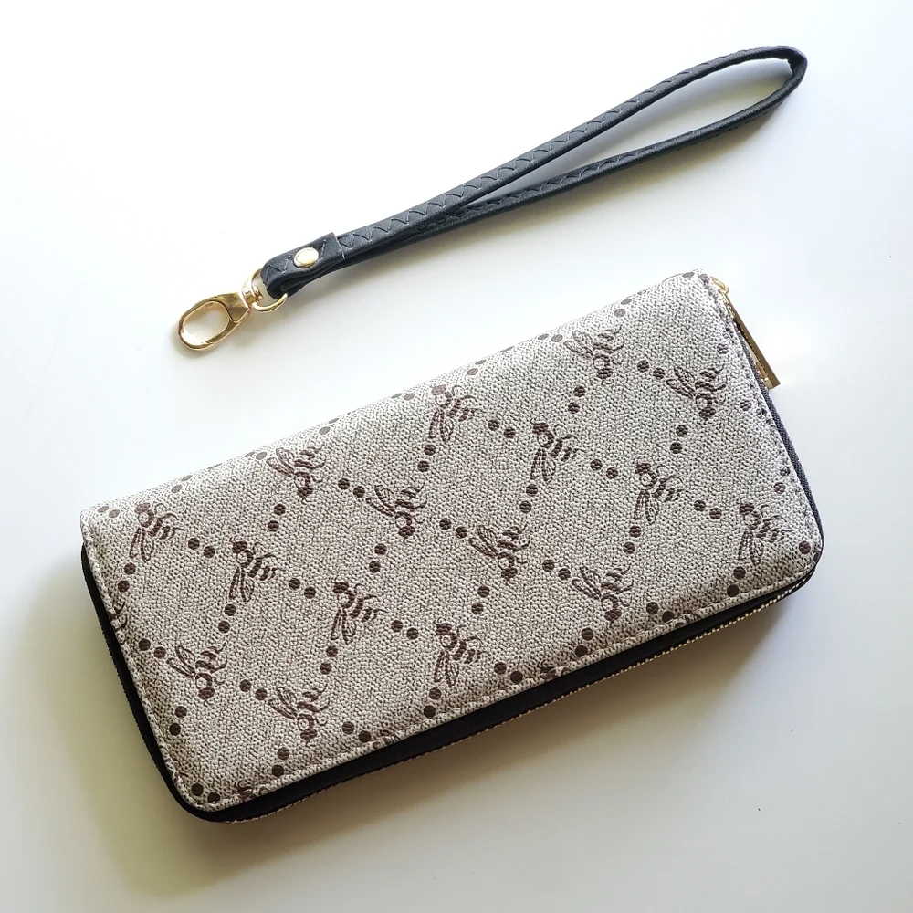 Boston Bag with Wallet - Bee Design